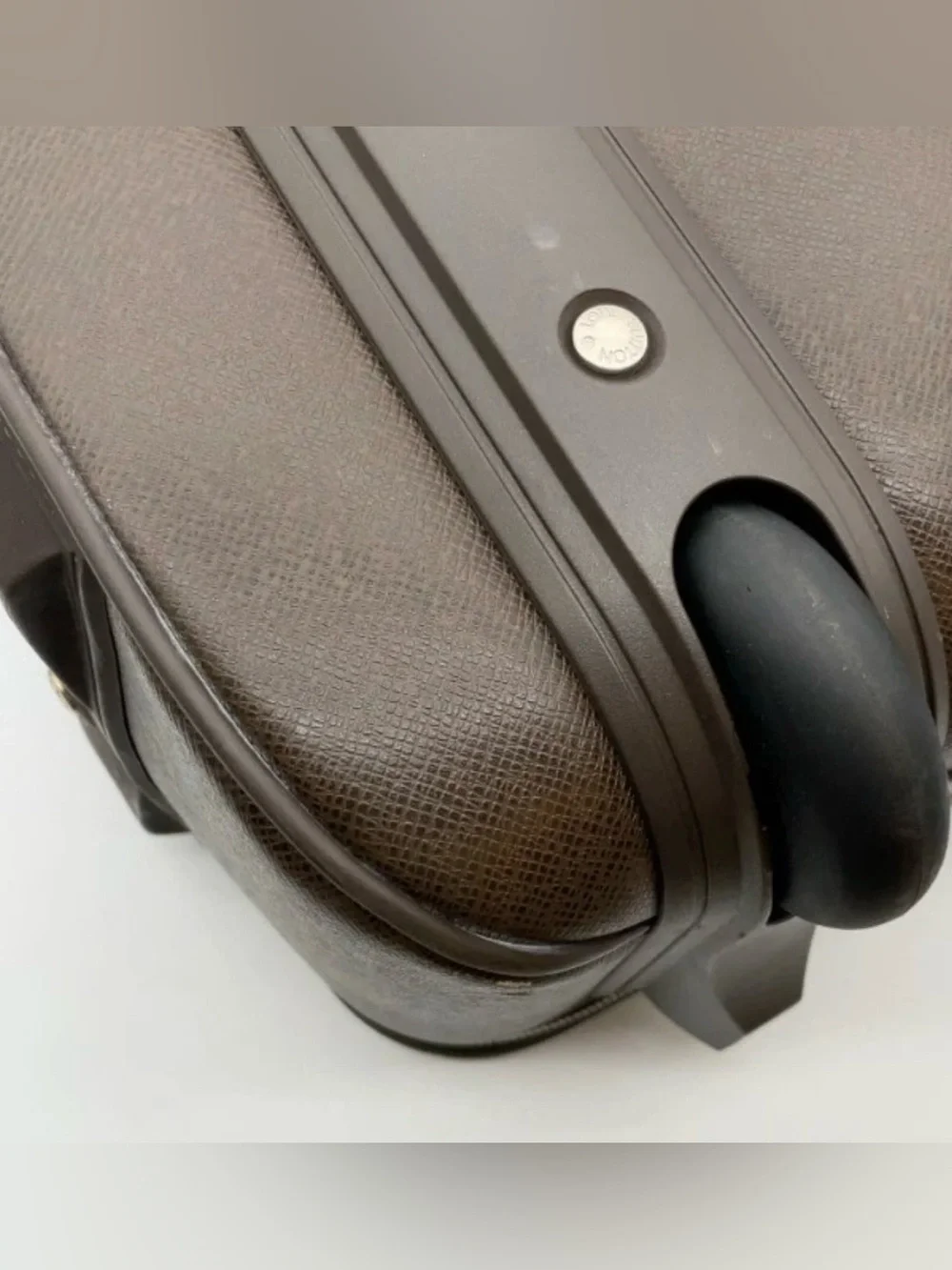 Louis Vuitton Brown Textured Roll-Top Carry-On Pegasus 55 TAIGA BROWN ZIP TRAVEL